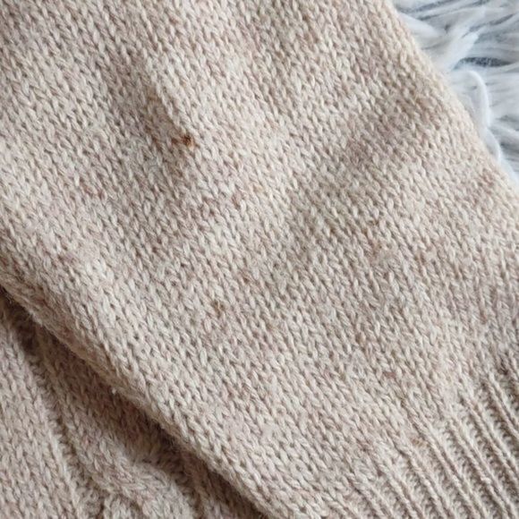 Vintage Northern Isles Neutral Cream Wool Blend‎ Button Down Cardigan - Picture 9 of 10